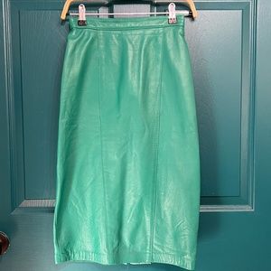 Danier Leather Pencil Skirt